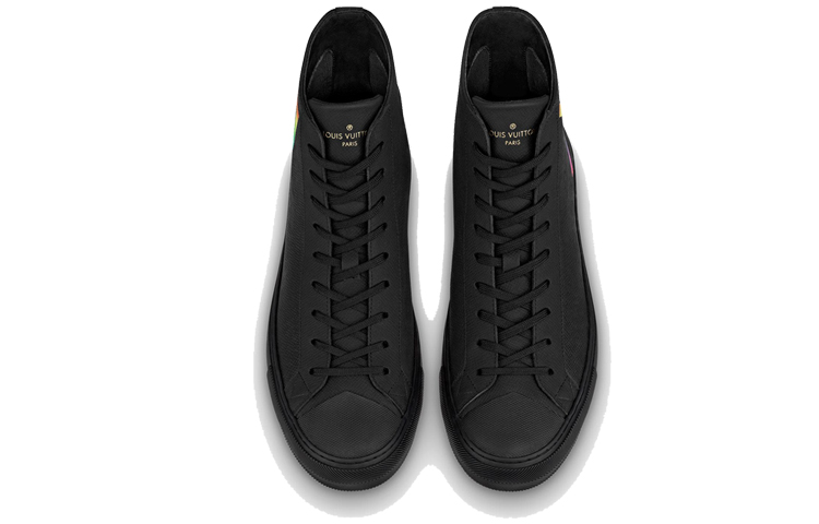 Purchase LOUIS VUITTON 紋身運動 高筒 時尚板鞋 男女皆適 黑色