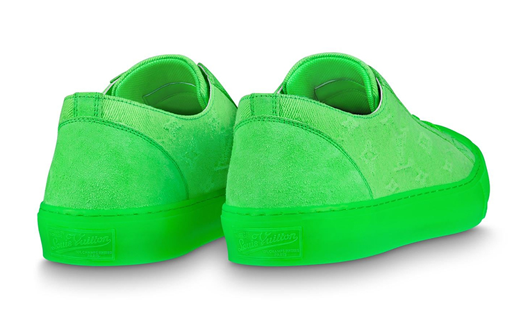 Shop Louis Vuitton Tattoo Sneakers 'Kain Hijau Neon' 1A8KAU