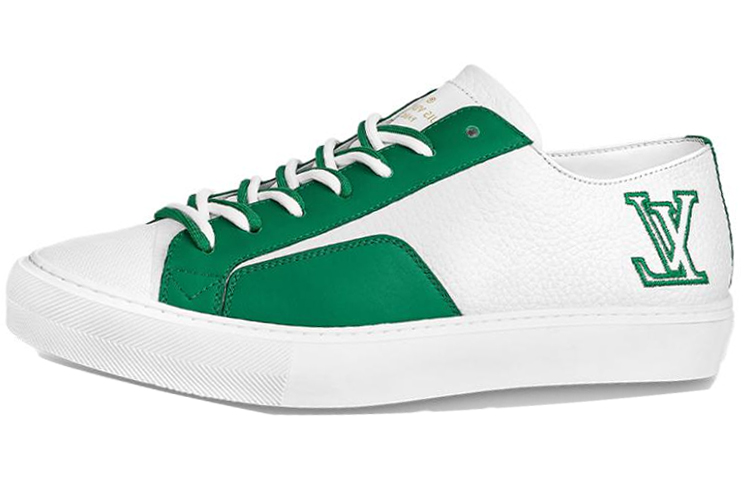 Louis Vuitton Tattoo Sneakers 'White Green' 1A8ZFM