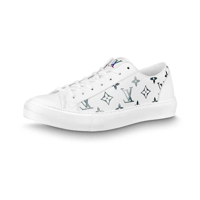 LV Tattoo Sneakers 'White with Colorful Monogram'