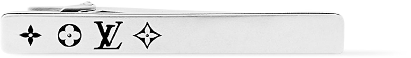 LOUIS VUITTON Thin Outline 925 Silver Unisex Couple's Accessory - Silver M02030 LOUIS VUITTON Thin Outline 925 Silver Unisex Couple's Accessory - Silver M02030