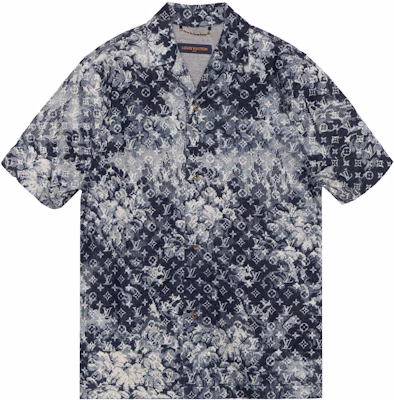 LOUIS VUITTON Kemeja Pria Logo Tie-Dye Lengan Pendek Warna Denim Biru 1A8HGH Buy LOUIS VUITTON Kemeja Pria Logo Tie-Dye Lengan Pendek Warna Denim Biru 1A8HGH