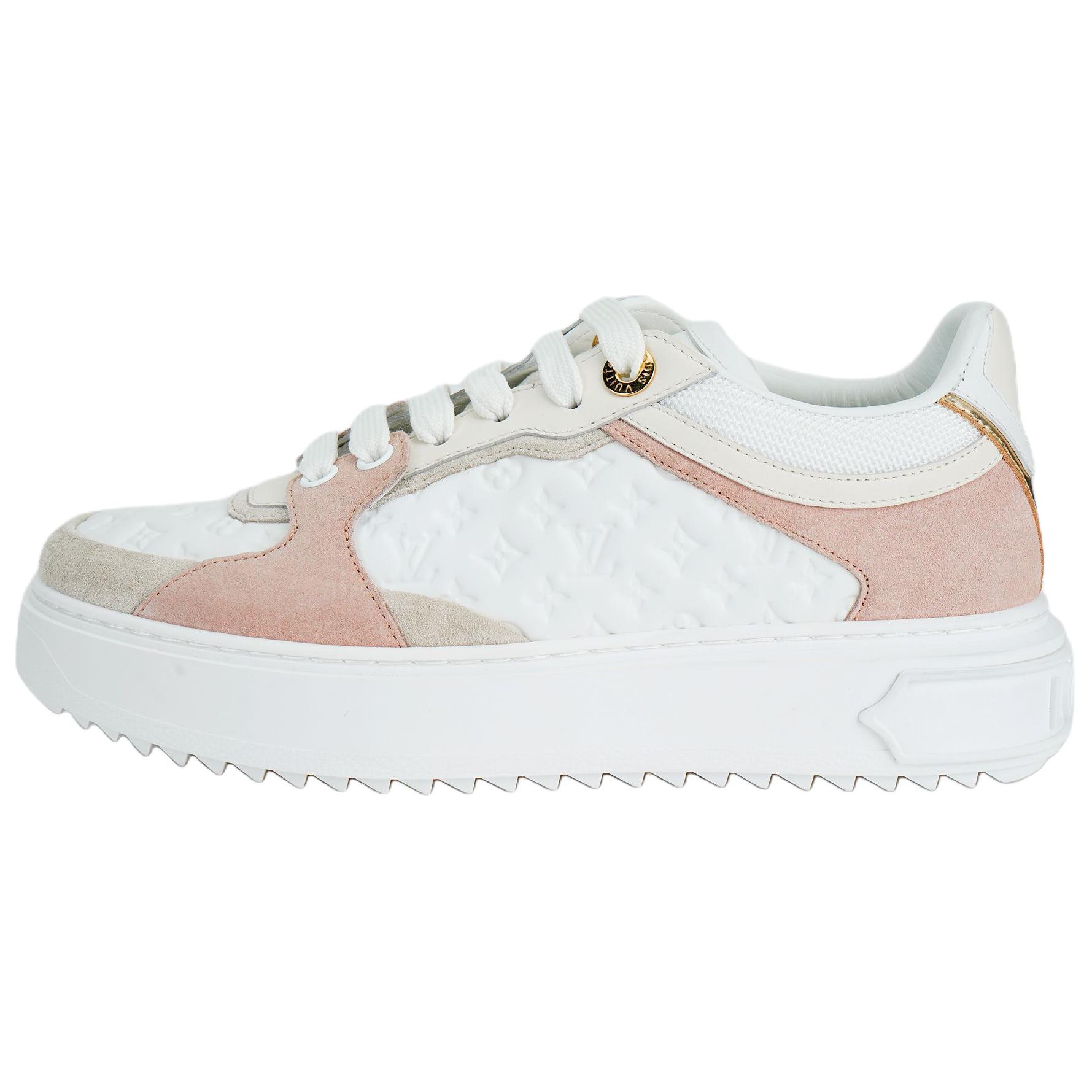 Louis Vuitton Time Out 'White Leather Low-Top' 1ABUSZ