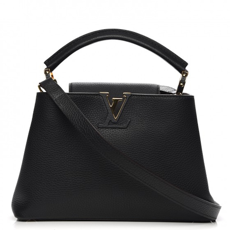 Louis Vuitton Top Handle Capucines Taurillon BB Noir Black