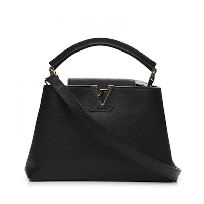 Louis Vuitton Top Handle Capucines Taurillon BB Noir Black