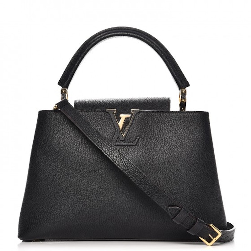 Louis Vuitton Top Handle Capucines Taurillon PM Noir Black