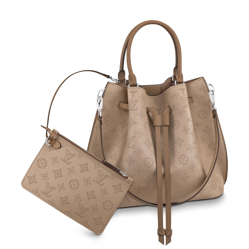 Louis Vuitton Top Handle Girolata Monogram Mahina With Accessories Galet