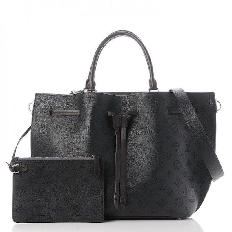 Louis Vuitton Top Handle Girolata Monogram Mahina Noir Black