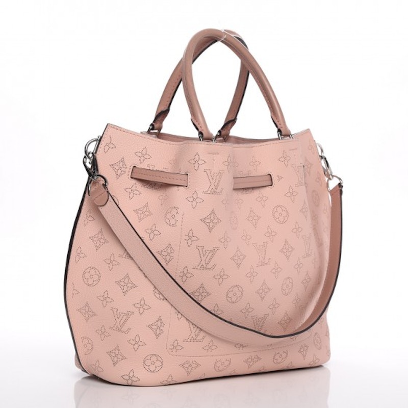 Order 路易威登手提Girolata Monogram Mahina 附配件粉紅色包包