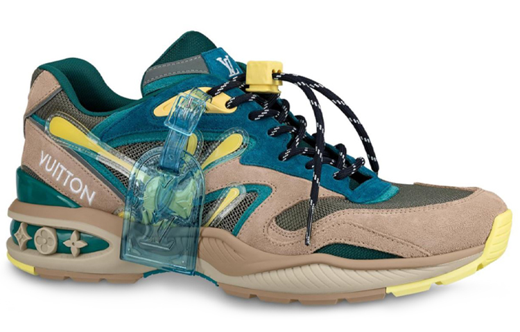 Order ルイ・ヴィトン トレイルスニーカー (青紫スエード) 1A7PEB