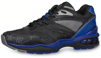 Louis Vuitton Trail Sneakers 'Black Blue' 1A7QVF Louis Vuitton Trail Sneakers 'Black Blue' 1A7QVF