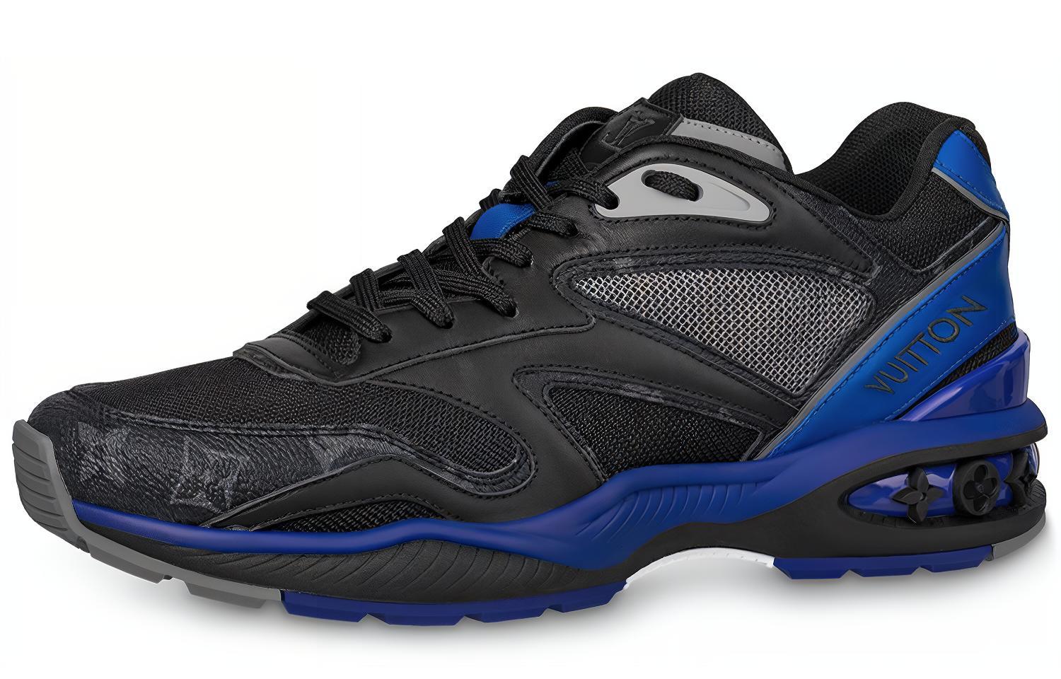 Louis Vuitton Trail Sneakers 'Black Blue' 1A7QVF