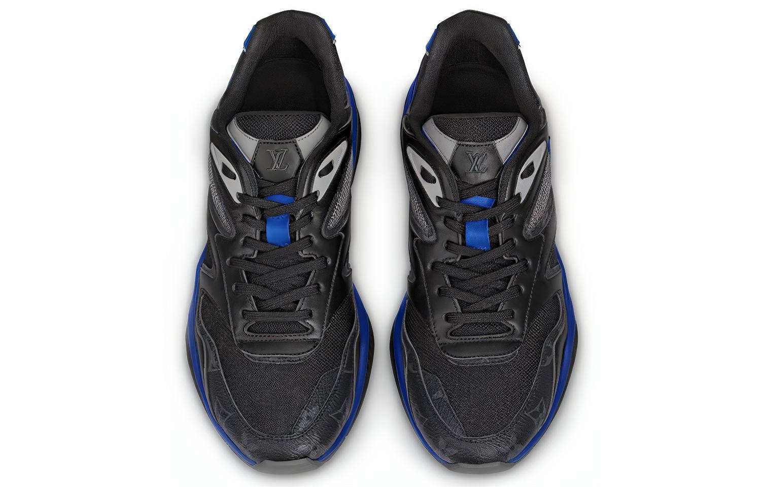 LV Trail Sneakers 'Black Blue' 圖 4