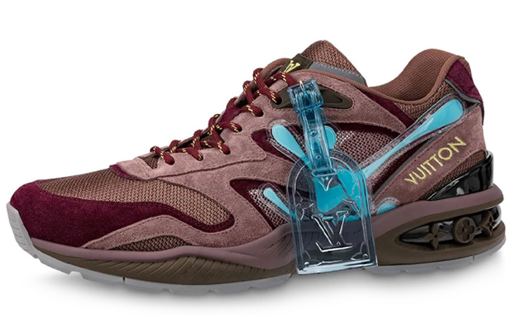 Buy Louis Vuitton Zapatillas Trail 'Burdeos Azul' 1A7QUZ