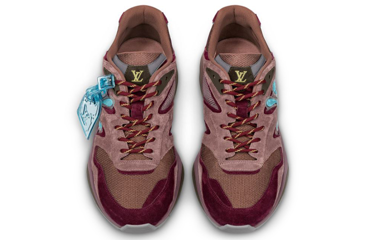 Shop Louis Vuitton Zapatillas Trail 'Burdeos Azul' 1A7QUZ