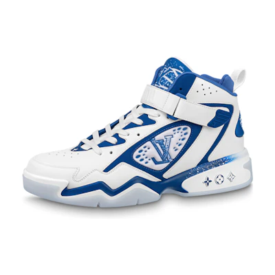 LV Trainer 2 Ankle Sneakers 'White with Blue'