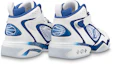 Lookbook LOUIS VUITTON Trainer 2 牛皮 系帶 中筒 運動休閒鞋 男款 白藍色