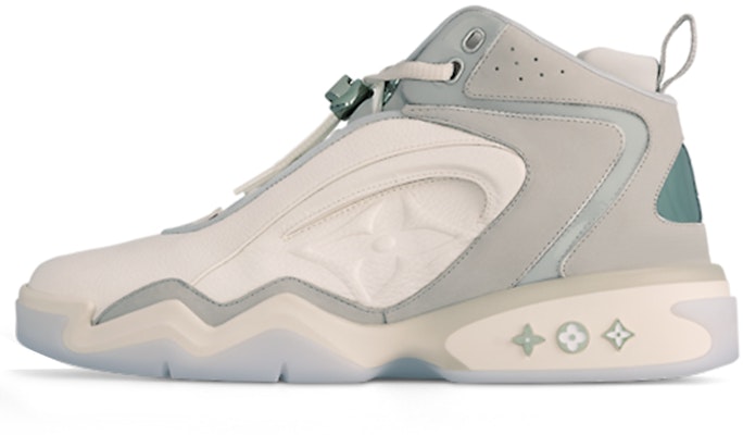 路易威登 Trainer 2 皮革 繫帶 高筒 日常休閒鞋 男款 灰白色 Buy 路易威登 Trainer 2 皮革 繫帶 高筒 日常休閒鞋 男款 灰白色