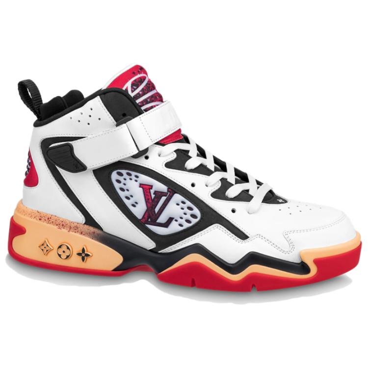 Order Kasut Louis Vuitton Trainer 2 'Putih Merah' 1AARDU