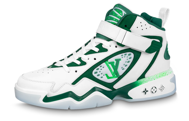 Buy 루이비통 트레이너 2 스니커즈 '화이트 버던트 그린' (78 characters) 1AARDA