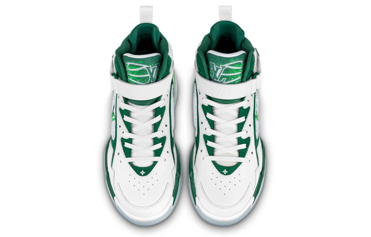 Order 루이비통 트레이너 2 스니커즈 '화이트 버던트 그린' (78 characters) 1AARDA