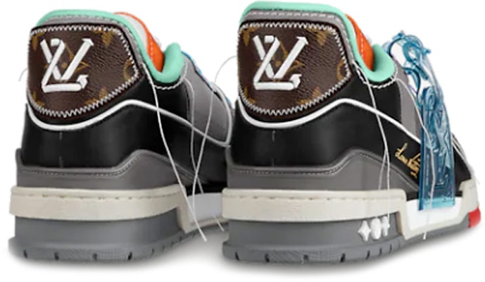 Louis Vuitton LV Trainers 'Teal Multi-color' Sepatu Multiwarna Teal. 1A8QAN Lookbook Louis Vuitton LV Trainers 'Teal Multi-color' Sepatu Multiwarna Teal. 1A8QAN
