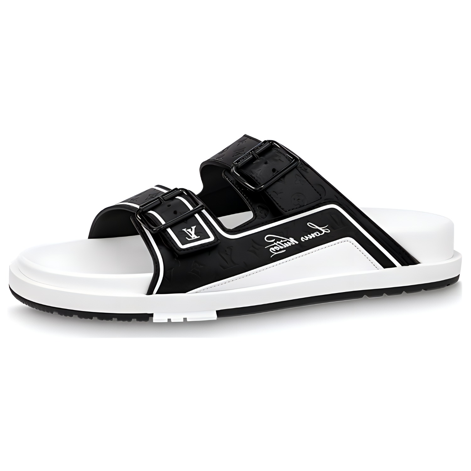 Buy Chanclas Cómodas Louis Vuitton Trainer 'Negras' 1AARUJ