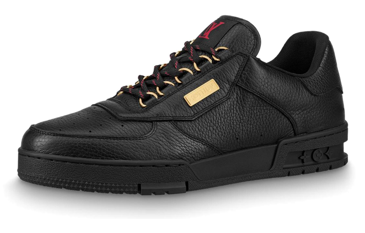 Buy Louis Vuitton Trainer 'Hitam Emas' 1A5ENL