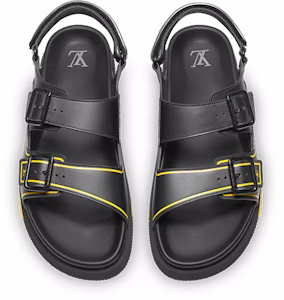 ルイ・ヴィトン LVトレイナー サンダル (ブラック) 1A8ZLT Lookbook ルイ・ヴィトン LVトレイナー サンダル (ブラック) 1A8ZLT