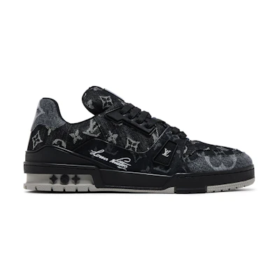 LV Trainer 'Black Monogram Denim'