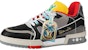 Louis Vuitton LV Trainers 'Merah Pelbagai Warna' 1A8Q95