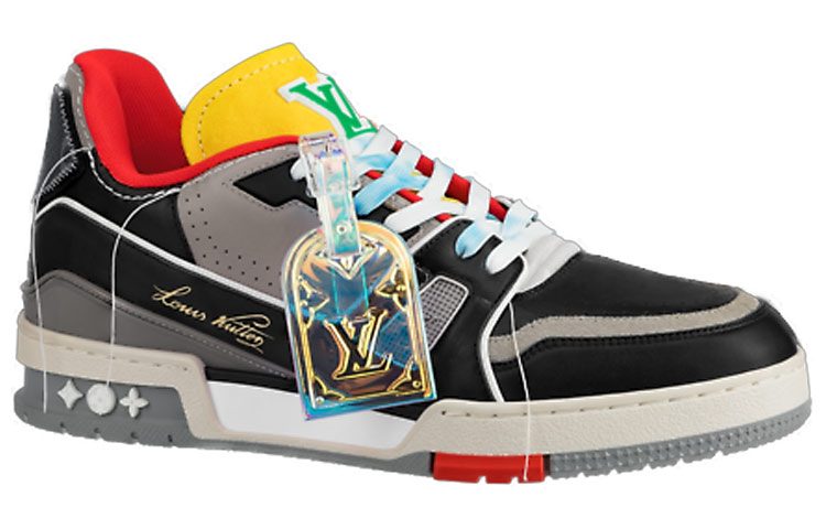 Order Louis Vuitton LV Trainers 'Merah Pelbagai Warna' 1A8Q95