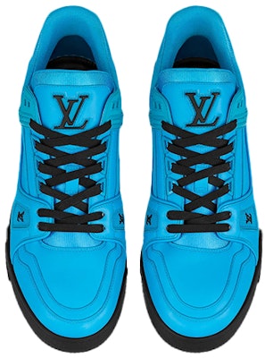 Louis Vuitton Trainers 'Blue with Black' 1A9FJ2 Lookbook Louis Vuitton Trainers 'Blue with Black' 1A9FJ2