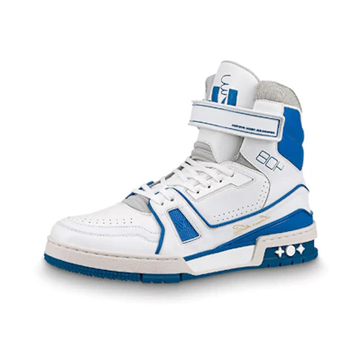 LV Trainer Boots 'White Blue'
