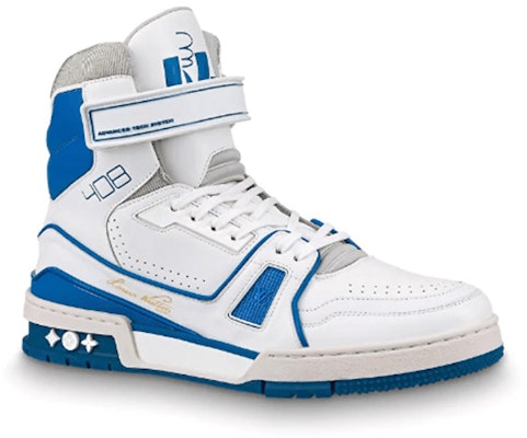 路易威登白蓝色高帮运动鞋 1A54J8 Order 路易威登白蓝色高帮运动鞋 1A54J8