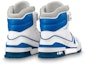 Shop 路易威登白蓝色高帮运动鞋 1A54J8