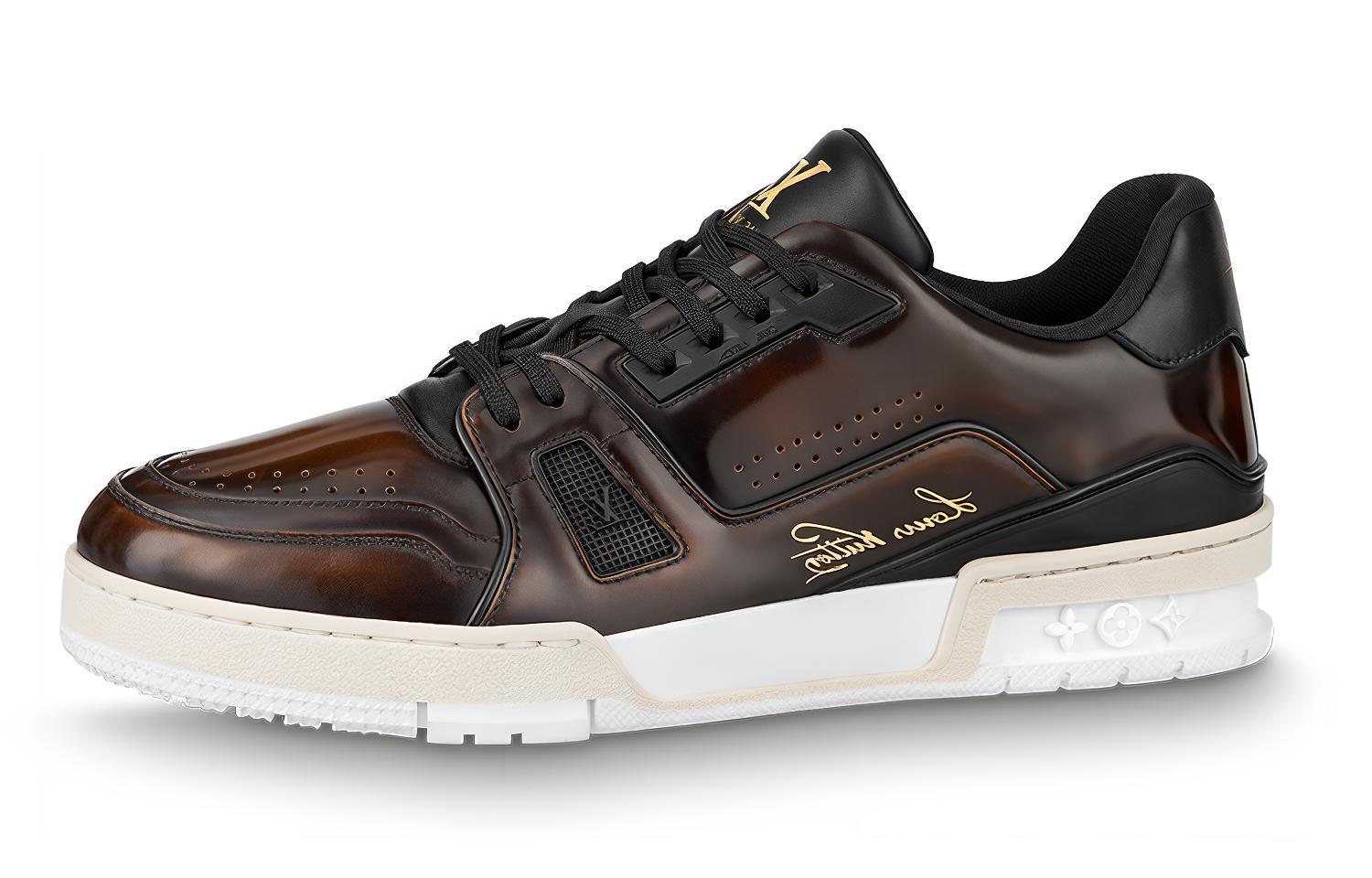 Buy Louis Vuitton Trainer 'Coklat Hitam' 1A8Z48