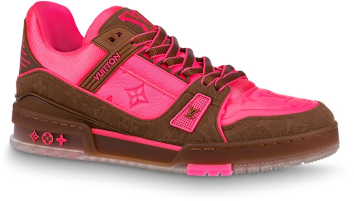 Buy Louis Vuitton Trainers Pink Monogram 1A8Z5E Novelship