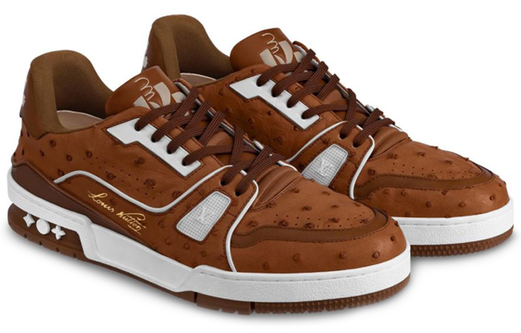 LV Trainer 'Cognac Brown Ostrich' 圖 2