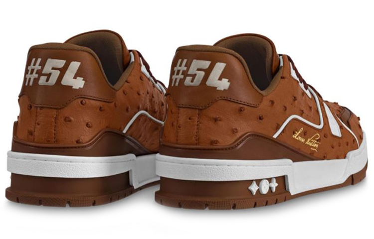 LV Trainer 'Cognac Brown Ostrich' 圖 3