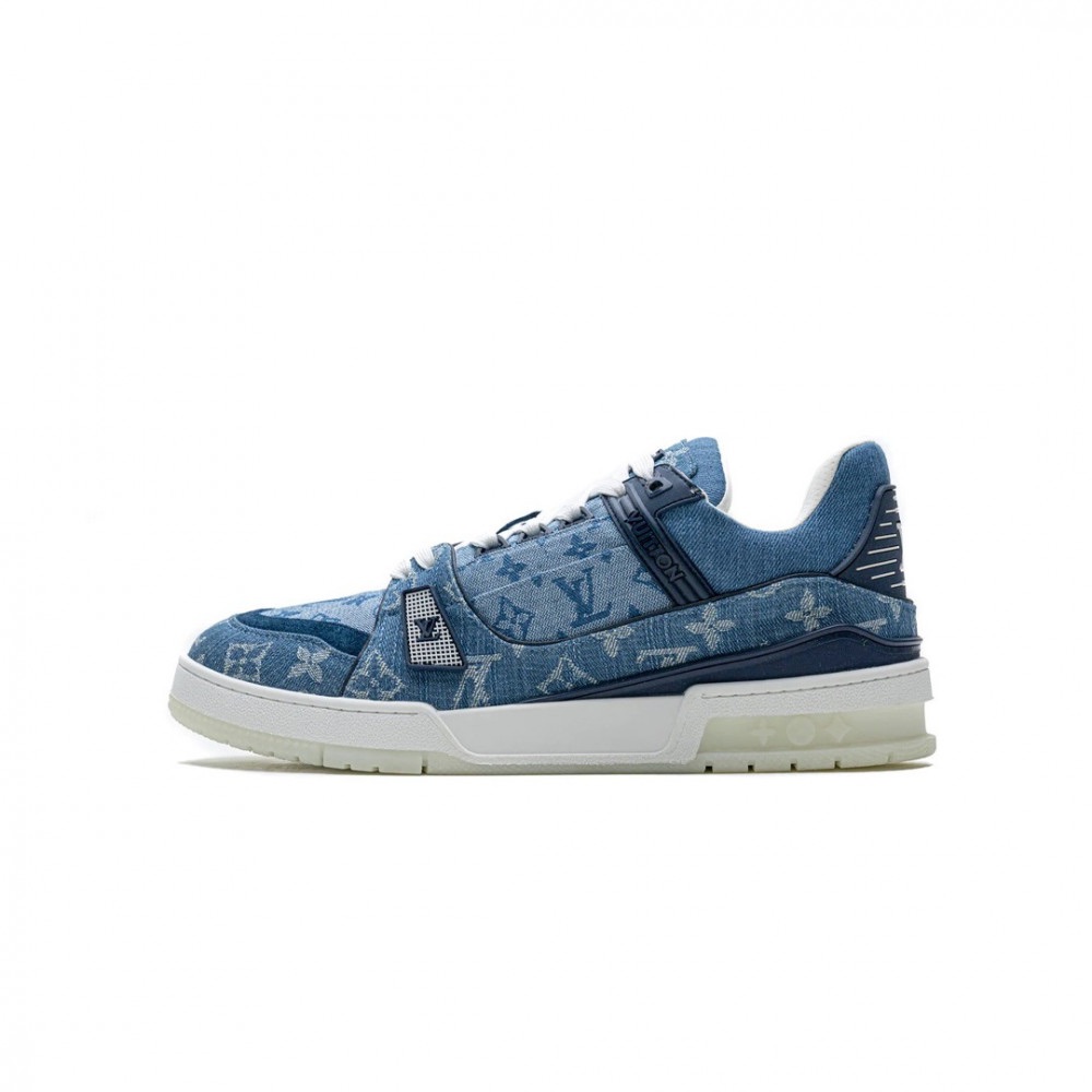 Buy LV 男士牛仔老花運動鞋
