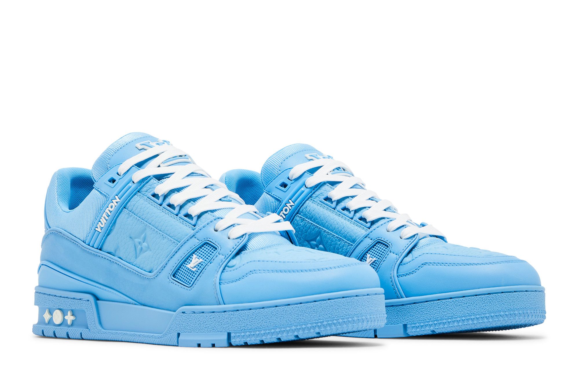 LV Trainer 'Embossed Monogram - Blue' 圖 8