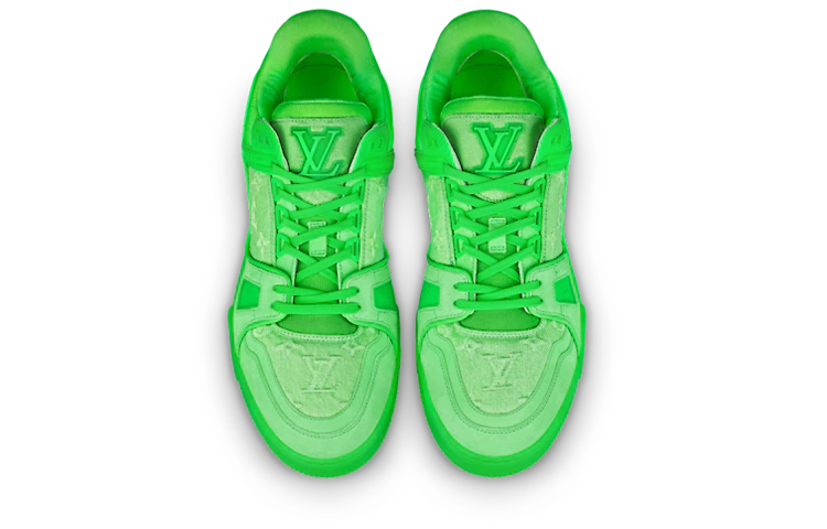 LV Trainer 'Fluorescent Green Monogram' 圖 4