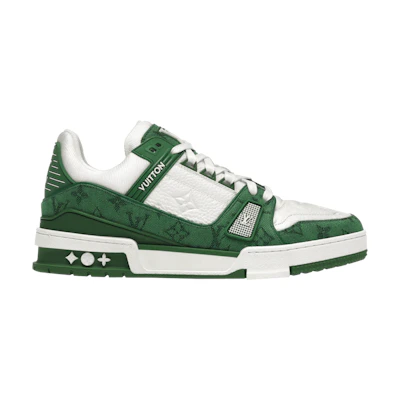 LV Trainer 'Green Monogram'