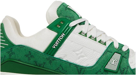 路易威登運動鞋「綠色Monogram丹寧」1A9JHV Order 路易威登運動鞋「綠色Monogram丹寧」1A9JHV