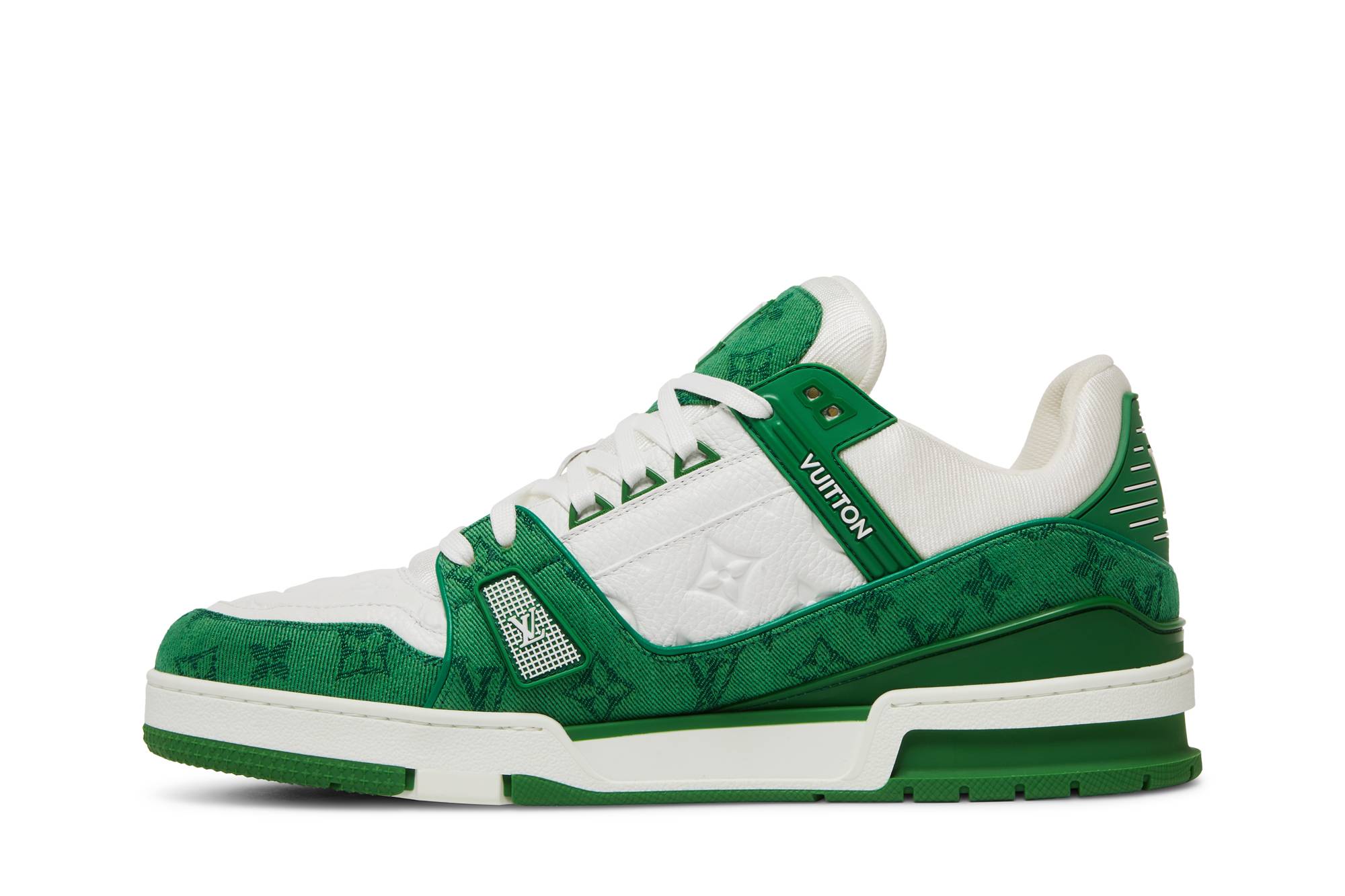 Lookbook Louis Vuitton Trainer 'Denim Monograma Verde' 1A9JHV