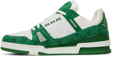Louis Vuitton Trainer 'Denim Monograma Verde' 1A9JHV Lookbook Louis Vuitton Trainer 'Denim Monograma Verde' 1A9JHV