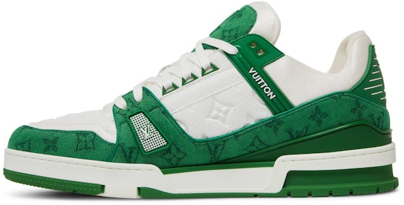 路易威登運動鞋「綠色Monogram丹寧」1A9JHV Lookbook 路易威登運動鞋「綠色Monogram丹寧」1A9JHV