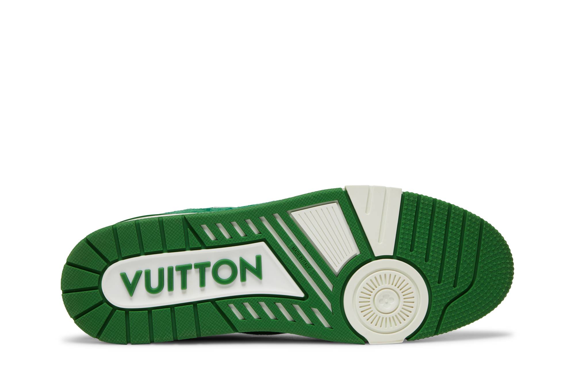 Shop Louis Vuitton Trainer 'Denim Monograma Verde' 1A9JHV