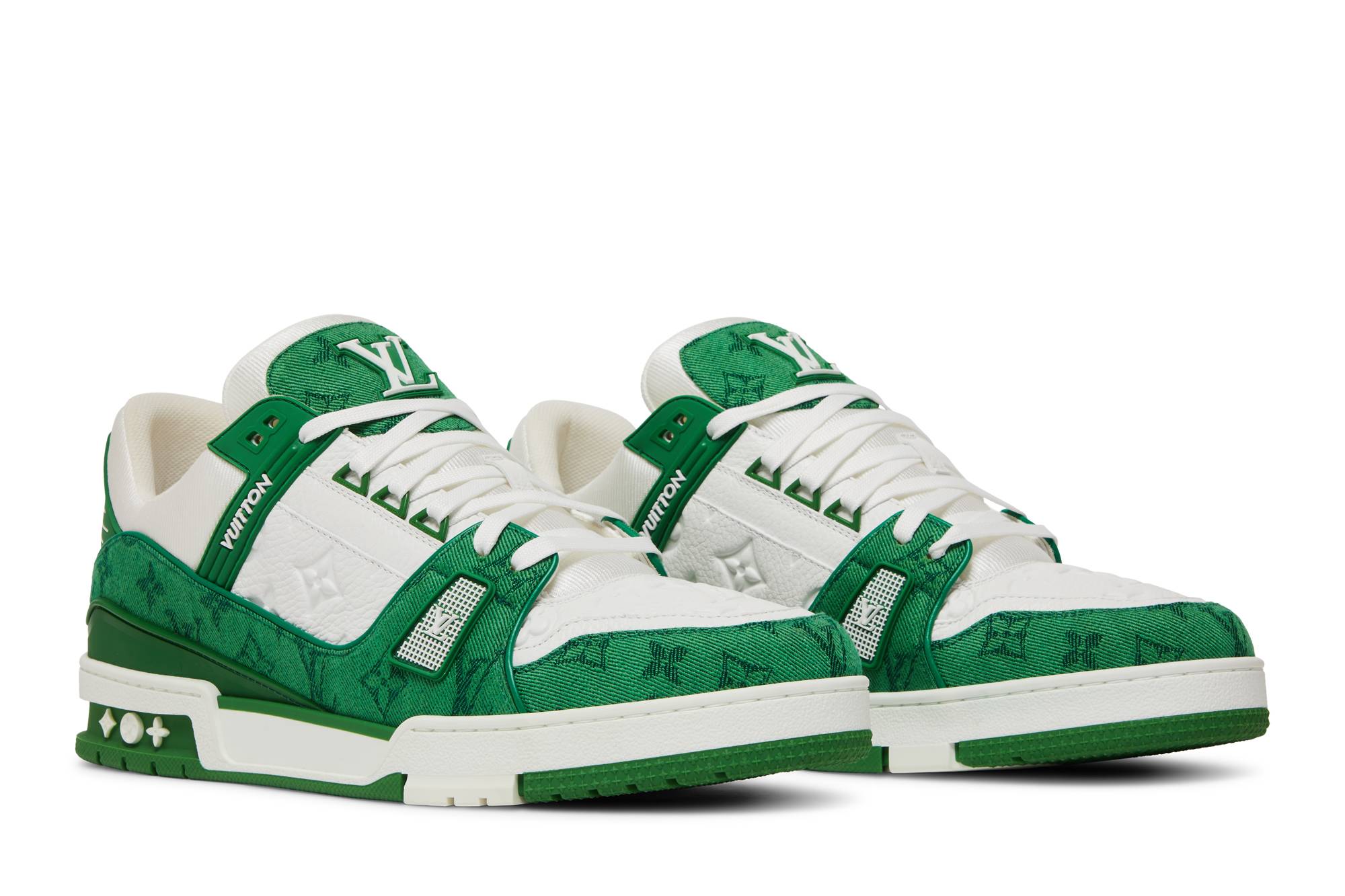 Cheap Louis Vuitton Trainer 'Denim Monograma Verde' 1A9JHV